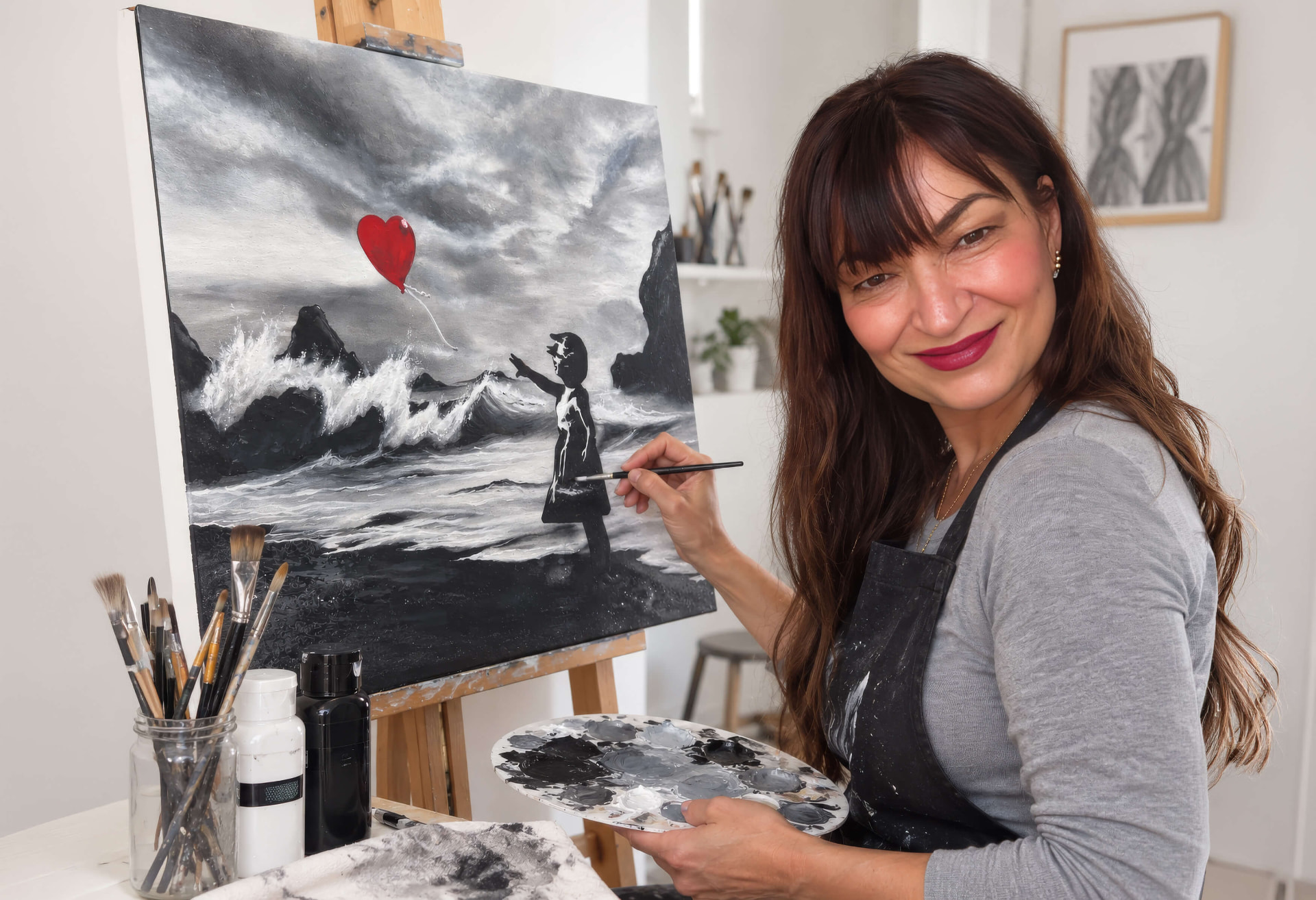 Tamara Bolger’s painting, from her personal story